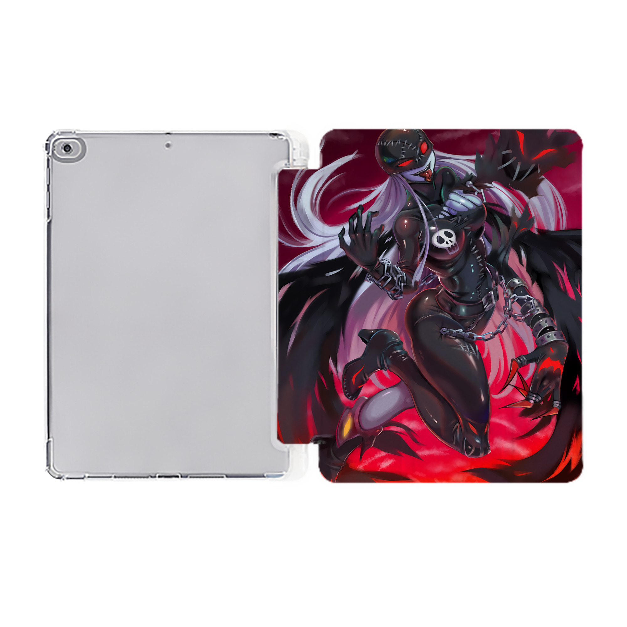 （画像用） Digimon デジタルモンスター/デジモン IPad ケース ペン収納付き 三つ折りスタンド PUレザー×シリコン 対応機種9.5/10.5/10.9インチ